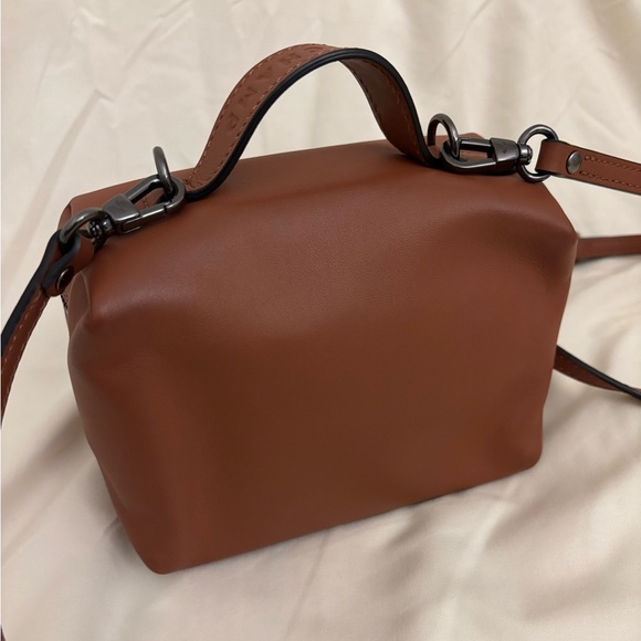 Longcham Le Pliage Xtra XS Vanity - Brown leather - Picture 2 of 11